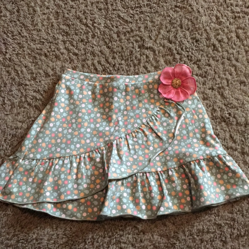 Vintage Gymboree Summer Safari floral skort Size 5